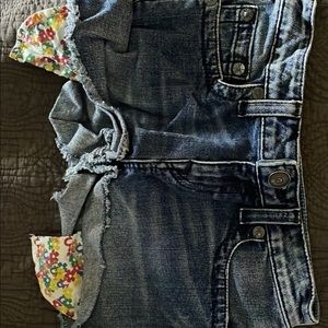 Tru Religion Jean Shorts